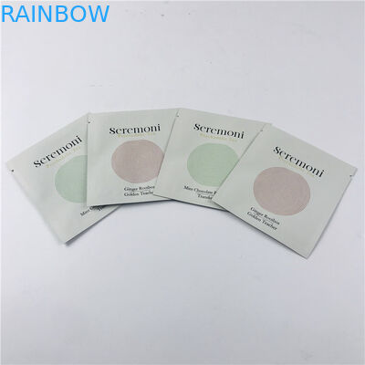 習慣は茶包装のためのジッパーの小さい磨き粉が付いている小さい側面によって密封された包装袋3つ印刷した