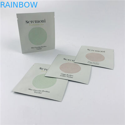 習慣は茶包装のためのジッパーの小さい磨き粉が付いている小さい側面によって密封された包装袋3つ印刷した