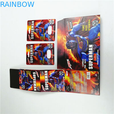 性の丸薬のために包むまめカードを印刷する350gボール紙Gravnre