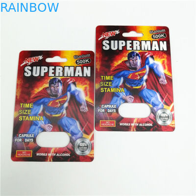 性の丸薬のために包むまめカードを印刷する350gボール紙Gravnre