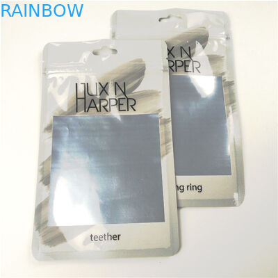 光沢のある明確な前部デンタル フロスのポリ袋のアルミ ホイルのカスタマイズされたデジタル印刷物のジッパー ロック袋の包装