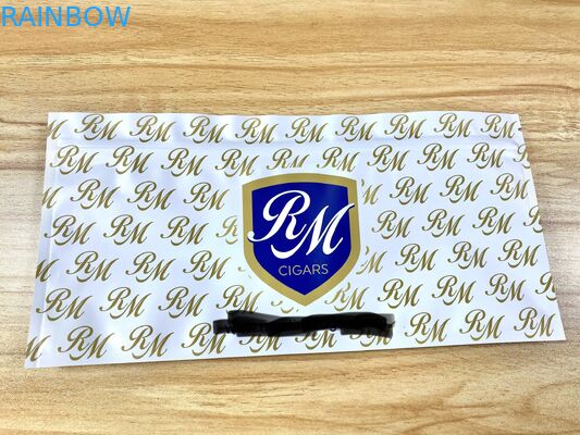 側面のシールの平らなマイラーResealable 3つの袋はシガーの湿気の袋のプラスチック雑草の食糧袋の包装によって見る