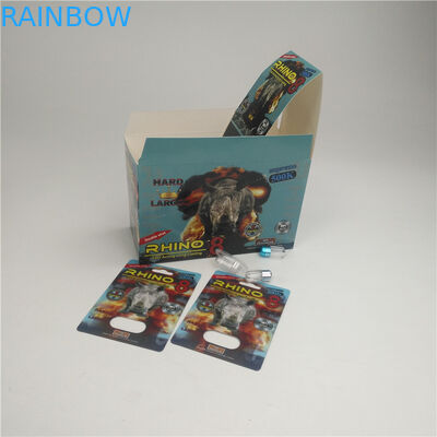 男性の丸薬500K 600kのためのSGS 200mic 3dのまめカード