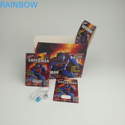 男性の丸薬500K 600kのためのSGS 200mic 3dのまめカード