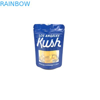 ジッパーのBolsaの嚢のPlastiqueが付いている小麦粉の種のための注文のロゴは袋を袋に入れる化粧品の窓を立てる