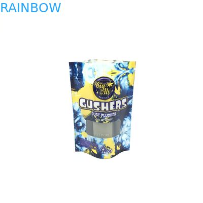 ジッパーのBolsaの嚢のPlastiqueが付いている小麦粉の種のための注文のロゴは袋を袋に入れる化粧品の窓を立てる