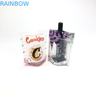 ジッパーのBolsaの嚢のPlastiqueが付いている小麦粉の種のための注文のロゴは袋を袋に入れる化粧品の窓を立てる