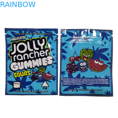 200mic CBD Gummiesキャンデーのマイラー袋THCのインド大麻