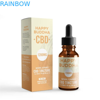 CMYK 200mic 30mlのボール紙の点滴器のびんの紙箱