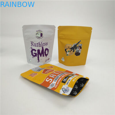 Canabiesの麻VMPET 100micron CBDオイル包装袋3.5gのクッキー