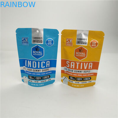 Moq 3.5g 7g VMPET Alunminumホイルのマイラー低い袋100micron