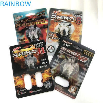 性の強化の丸薬のための89x127mmのマグナムびん24K 3dのまめカード