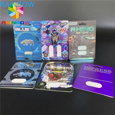 青い6K Plantinum 100K 350g Whiteboardのサイ3Dカード