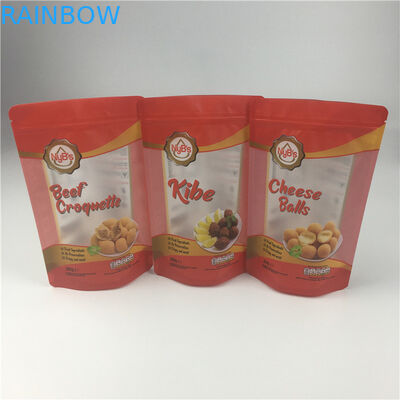 曇らされた窓120micron VMPETのアルミ ホイル ジップ ロック式袋CMYK