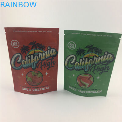 クッキー3.5g VMPET 100micronの雑草はCBDのための袋を立てる