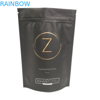 MOPP VMPET SGSのジッパーは顔の清潔になる布のための袋を立てる