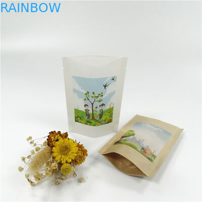 クラフト紙MOPP VMPETはジップ ロック式袋の上に18x26cmを立てる