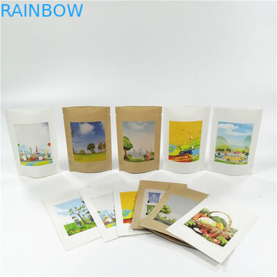 生物分解性100mircon VMPETクラフト紙包装袋