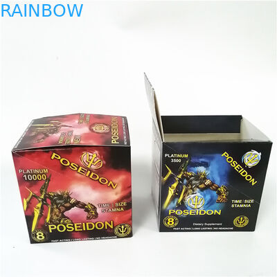 500k 24ct 30ctの表示が付いている性の丸薬3dプラスチック カード