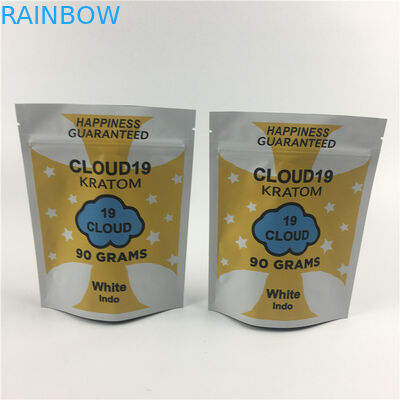 柔らかいタッチの雑草のマイラーの抵抗力がある注文の印刷された立場の袋の無光沢の子供