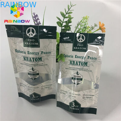 臭いの証拠のマイラーのResealable Ziplockは窓が付いている袋を立てる