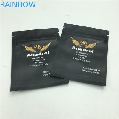 ジッパーの無光沢の軽食のプラスチック袋の包装は密封された3側面を印刷した