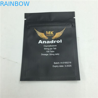 ジッパーの無光沢の軽食のプラスチック袋の包装は密封された3側面を印刷した