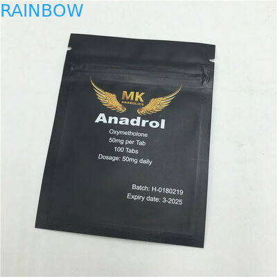 ジッパーの無光沢の軽食のプラスチック袋の包装は密封された3側面を印刷した