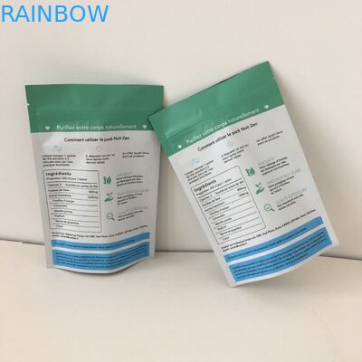 印刷されるデジタルを包むジッパーの軽食袋の上のアルミ ホイルの立場