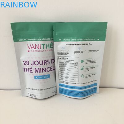 印刷されるデジタルを包むジッパーの軽食袋の上のアルミ ホイルの立場