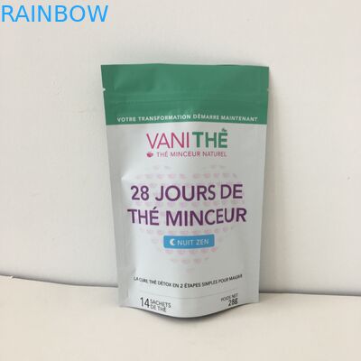 印刷されるデジタルを包むジッパーの軽食袋の上のアルミ ホイルの立場