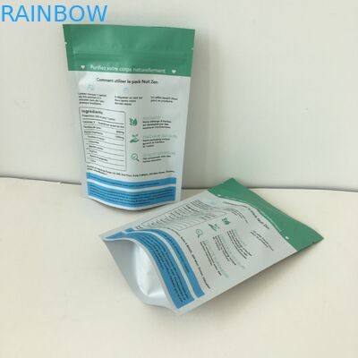 印刷されるデジタルを包むジッパーの軽食袋の上のアルミ ホイルの立場