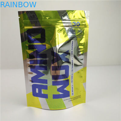 軽食の臭いの証拠を包む光沢のある着色されたジッパー ロックのプラスチック袋