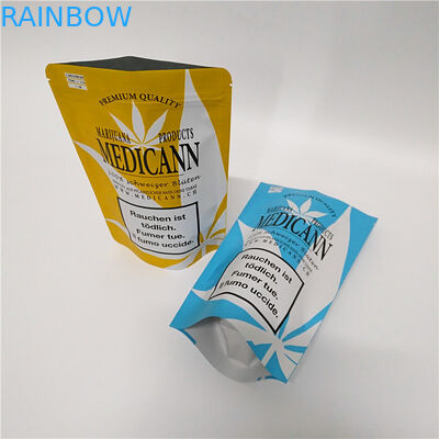 印刷される注文のResealable Childproofマイラー デジタルはジッパーが付いている袋を立てる