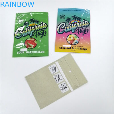 3.5g 1ozの臭いの証拠の食用のクッキーの食品包装のための注文のプラスチック袋