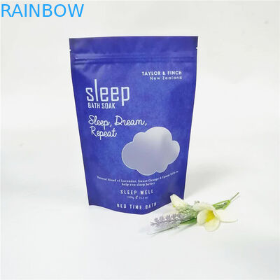 Resealable注文のロゴを立てている自己を包む海洋の海の塩のプラスチック袋