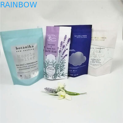 Resealable注文のロゴを立てている自己を包む海洋の海の塩のプラスチック袋