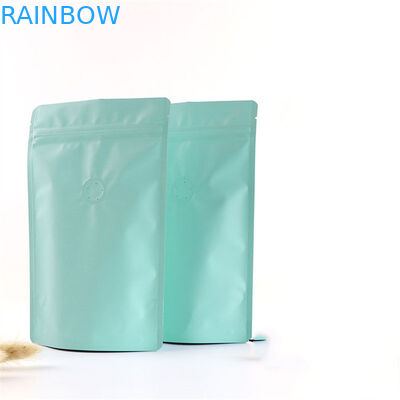 無光沢の終わりのアルミ ホイルのジッパーの印刷するグラビア印刷は弁によってコーヒー バッグ