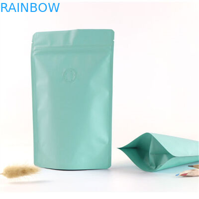 無光沢の終わりのアルミ ホイルのジッパーの印刷するグラビア印刷は弁によってコーヒー バッグ