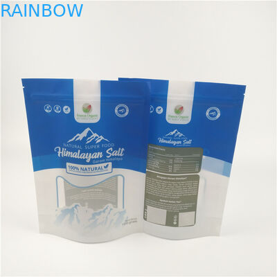 バス ソルトの包装は再使用可能なジップ ロック式の袋の上にマットを立つ失敗させる