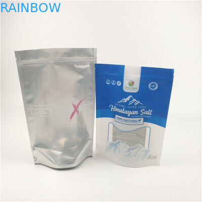 バス ソルトの包装は再使用可能なジップ ロック式の袋の上にマットを立つ失敗させる