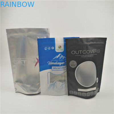 バス ソルトの包装は再使用可能なジップ ロック式の袋の上にマットを立つ失敗させる