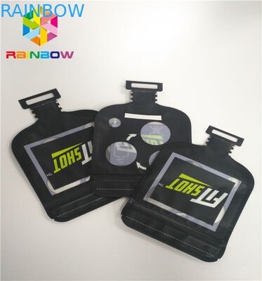 キャンデーの包装の半端ものはジッパーが付いている注文のポリ袋を形づける