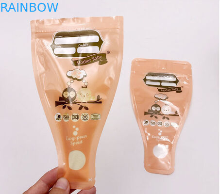 前に殺菌した凍結8oz母乳の貯蔵は密封される二重ジッパーを袋に入れる