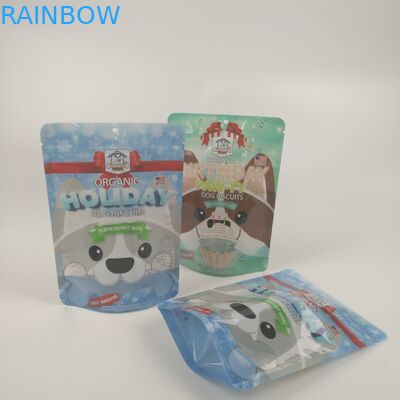 犬の鶏のビスケット マイラーはカスタマイズされたロゴを包むペット フードを立てる