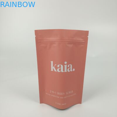 ジッパーの障壁袋マットの上の化粧品のプラスチック立場はResealable終えた