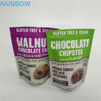 印刷されるキャンデーの菓子注文のプラスチック デジタルはジッパーの上が付いている袋の上に立つ