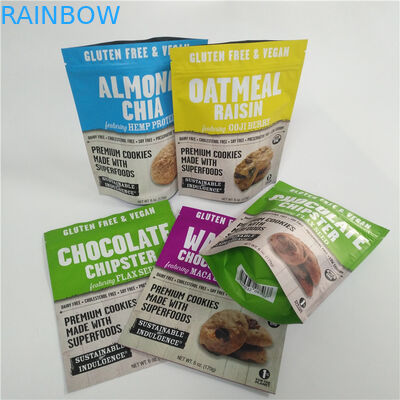 印刷されるキャンデーの菓子注文のプラスチック デジタルはジッパーの上が付いている袋の上に立つ