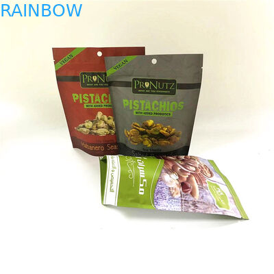 上のアルミ ホイル マイラーが臭いの証拠の習慣を印刷した袋に入れるジッパーを立てなさい