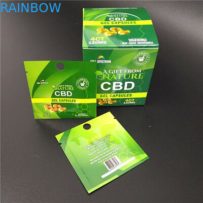 3.5gクッキー マイラーは磨き粉の茶サンプル袋キャンデー袋を包む柔らかいタッチの花の種を袋に入れる